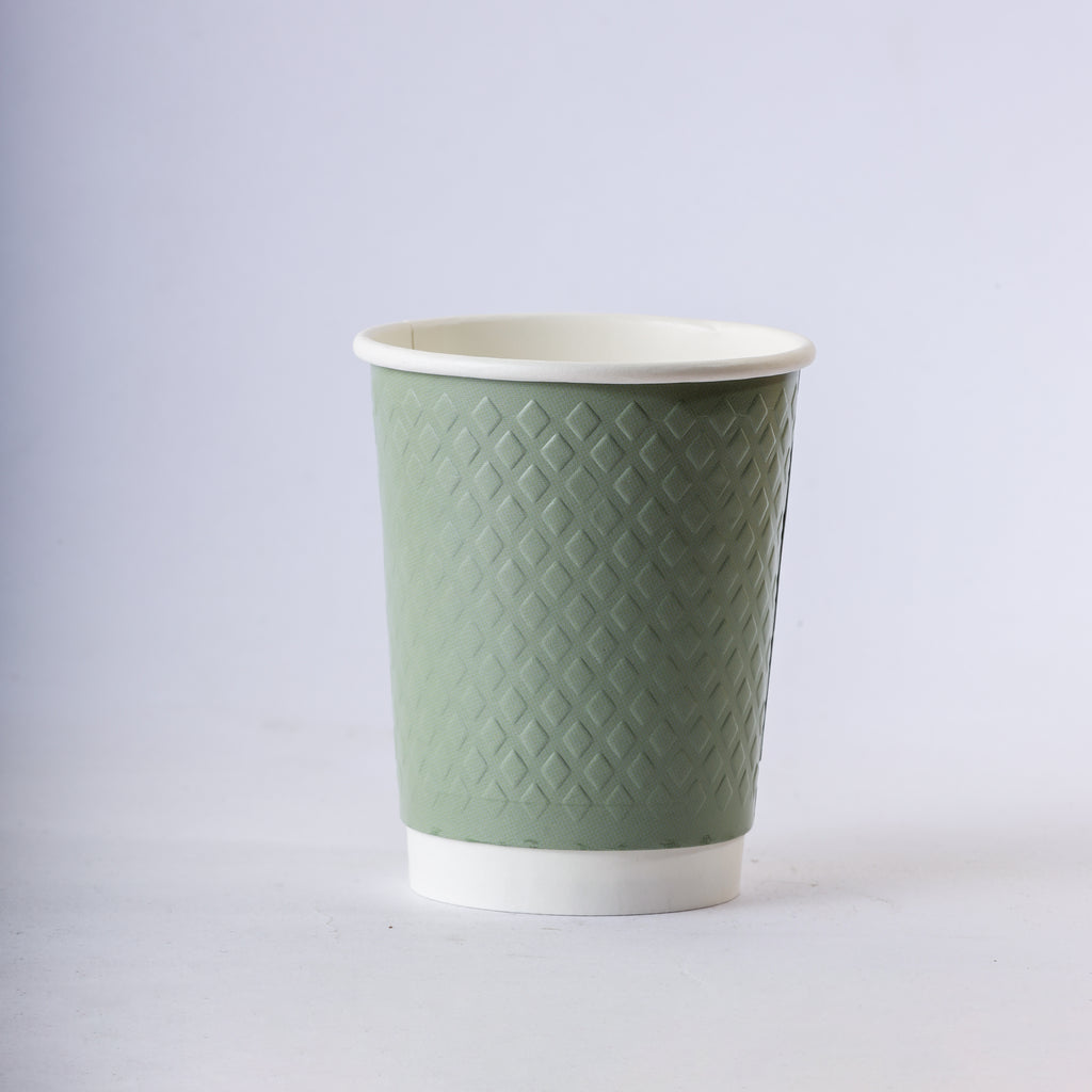 Paper Cup ( Double Wall ) - 300 ml - Green