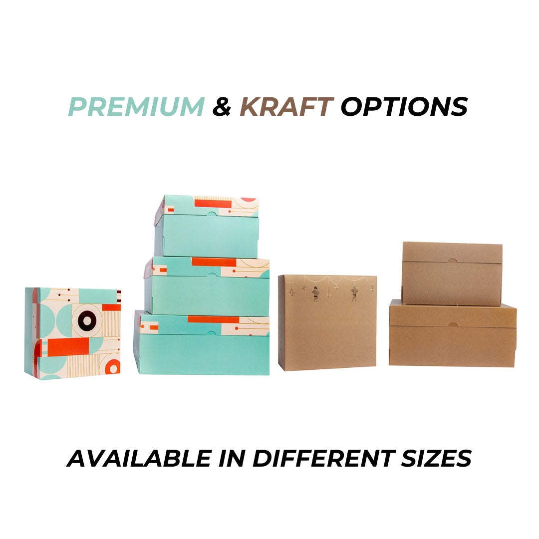Cake Box for 1Kg - 9 x 9 x 6 In