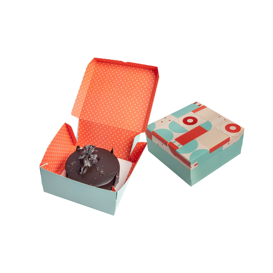 Cake Box for 0.5Kg - 7 x 7 x 4 In