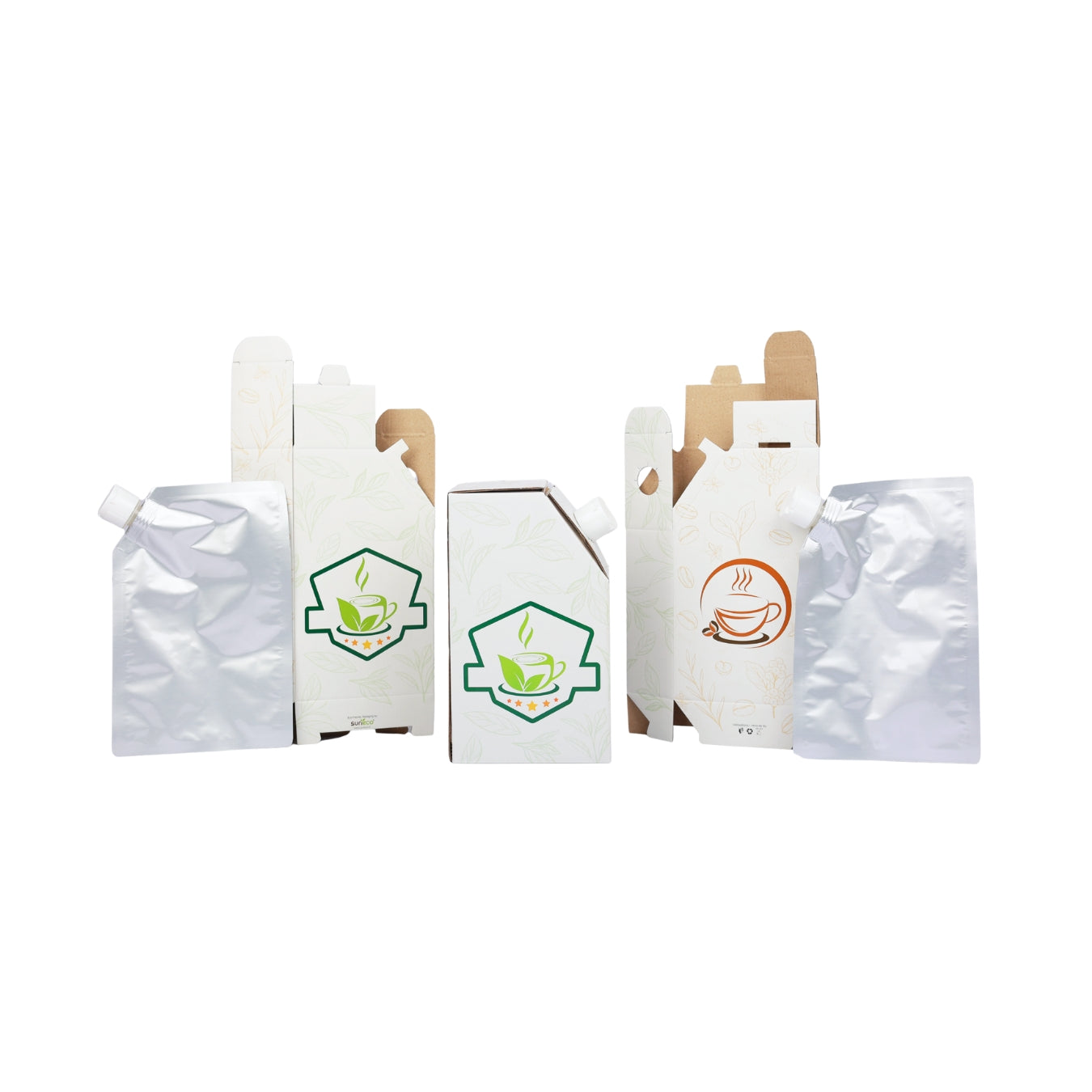 Disposable Corrugated Paper Hot Tea/Coffee/Soup Box - 500 ml