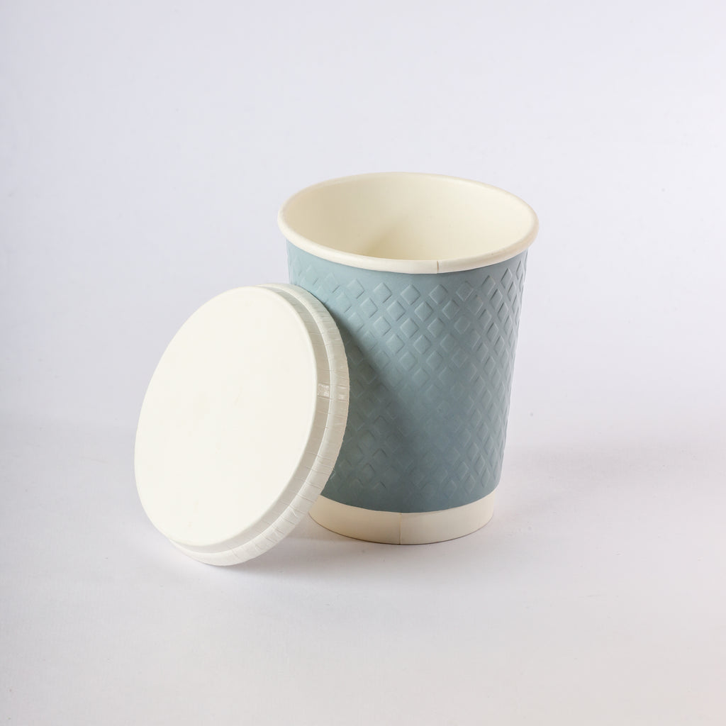 Paper Cup ( Double Wall ) - 300 ml - Blue