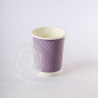 Paper Cup ( Double Wall ) - 250 ml - Violet