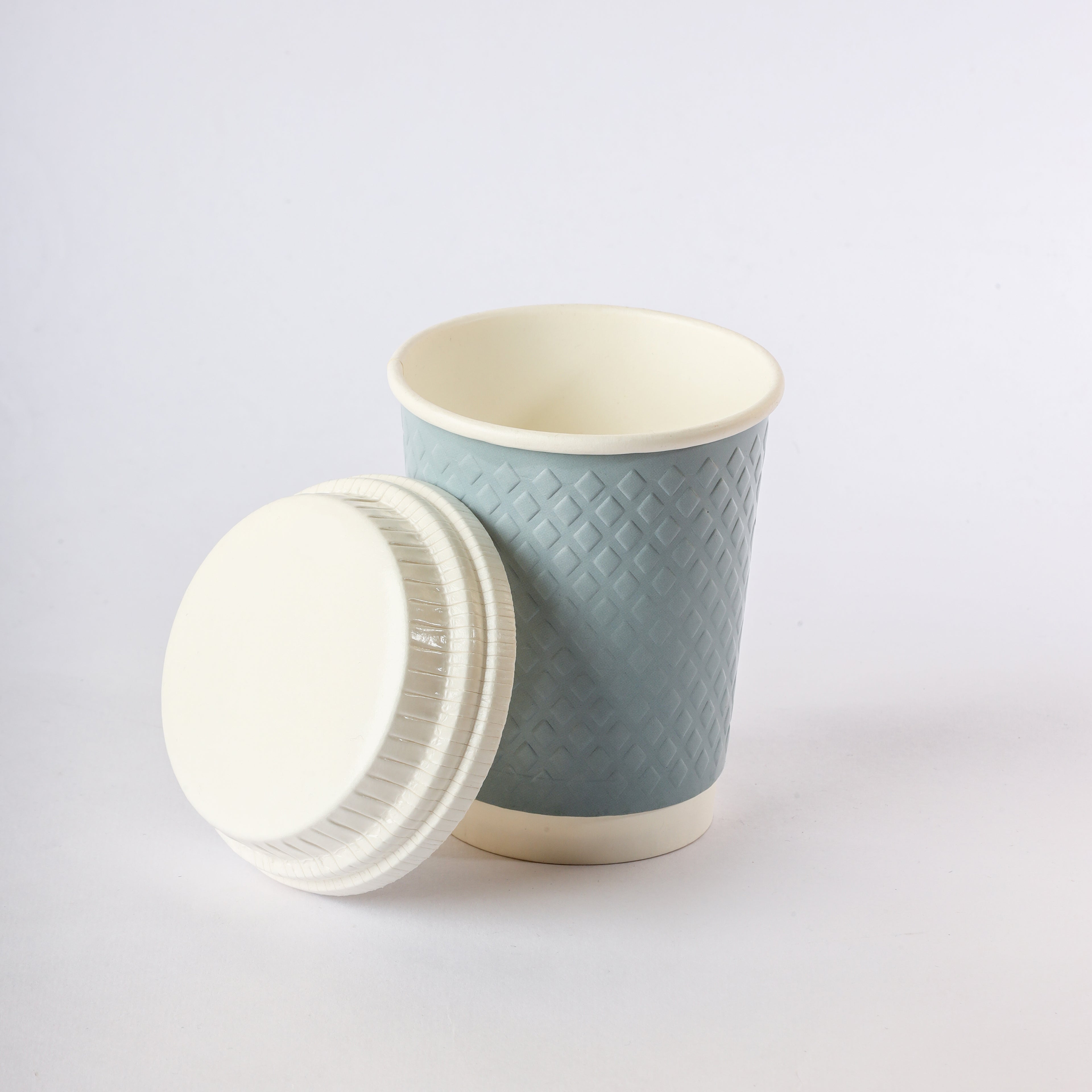 Paper Cup ( Double Wall ) - 250 ml - Blue