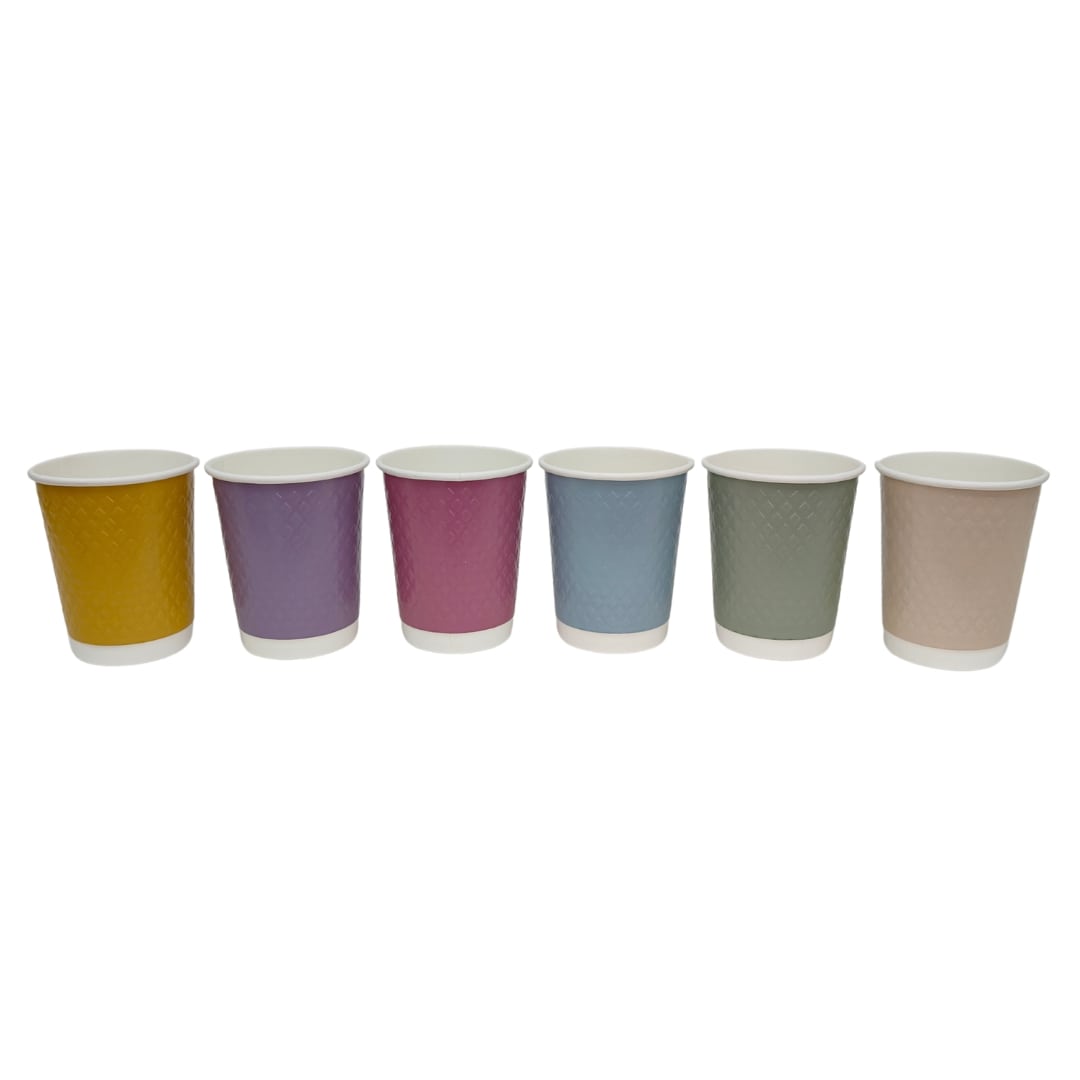 Paper Cup ( Double Wall ) - 300 ml - Assorted Colours
