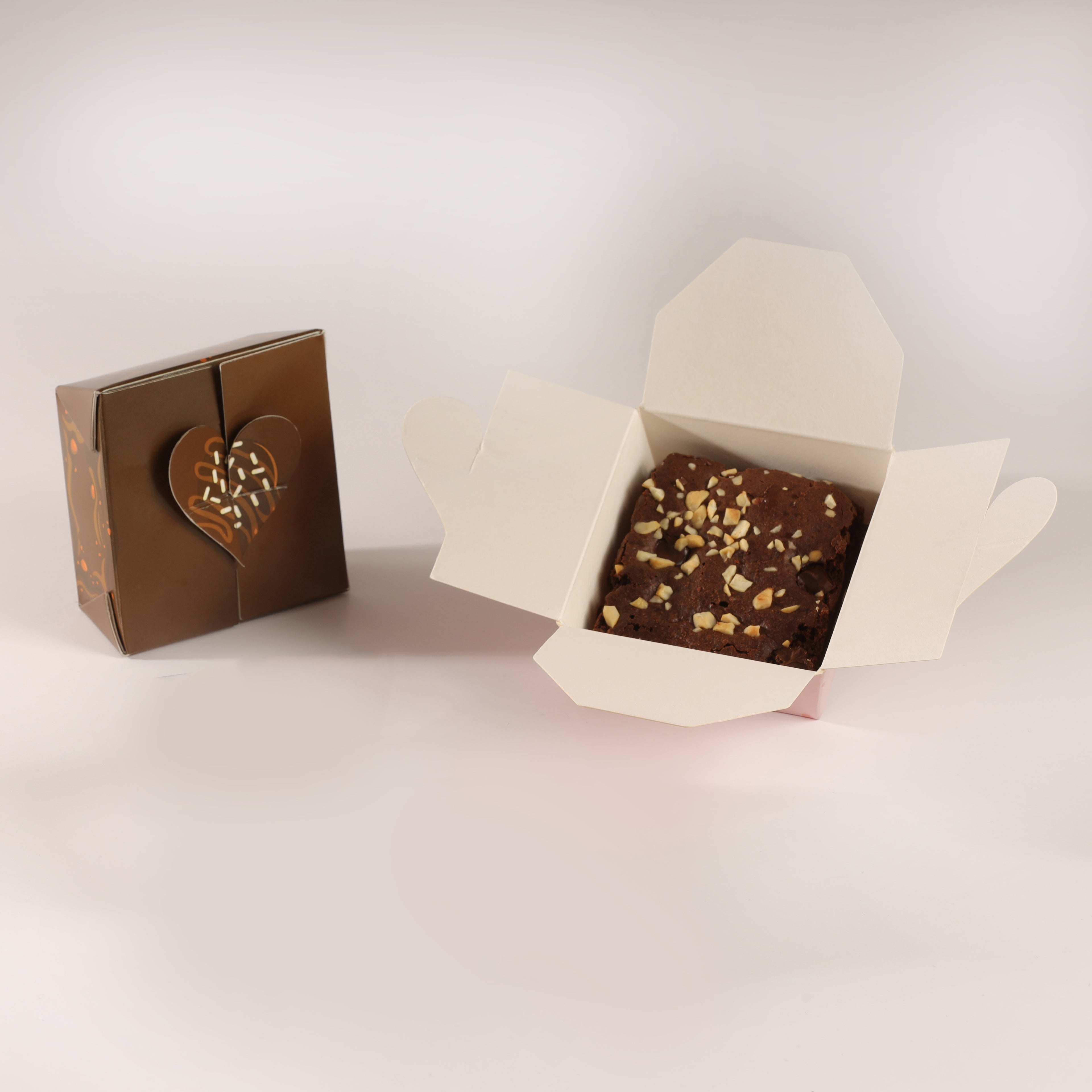 Single Piece Brownie Box