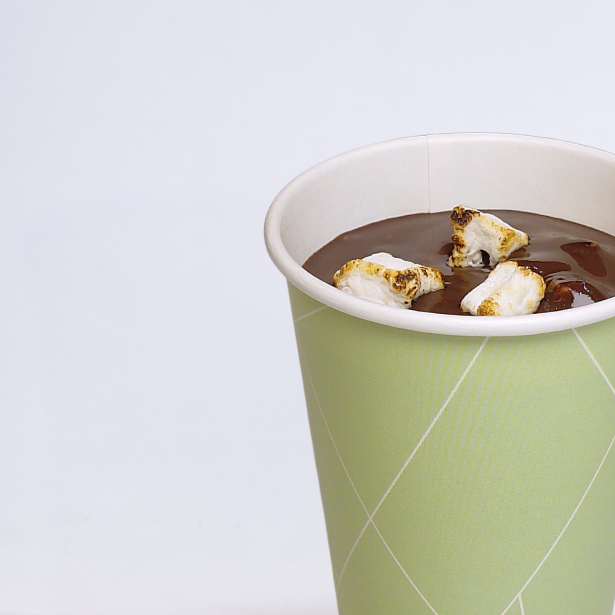 Paper Cup ( Single Wall ) - 210 ml - Green