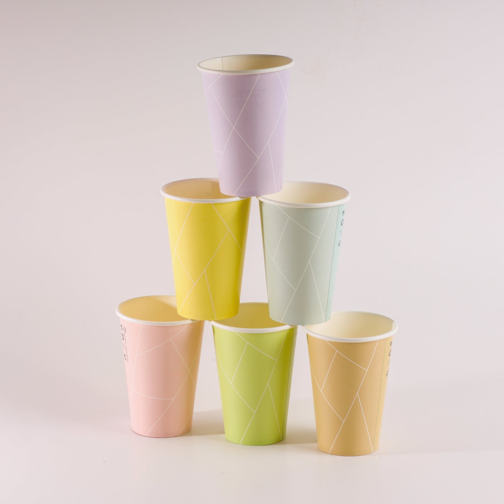 Paper Cup ( Single Wall ) - 210 ml - Assorted Colours