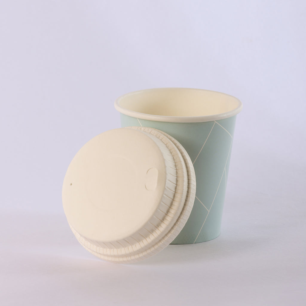 Paper Cup ( Single Wall ) - 250 ml - Blue