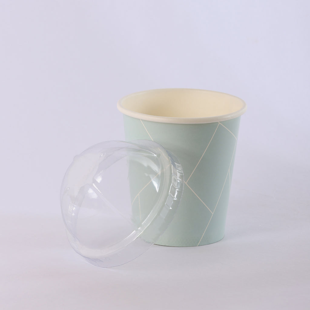 Paper Cup ( Single Wall ) - 250 ml - Blue