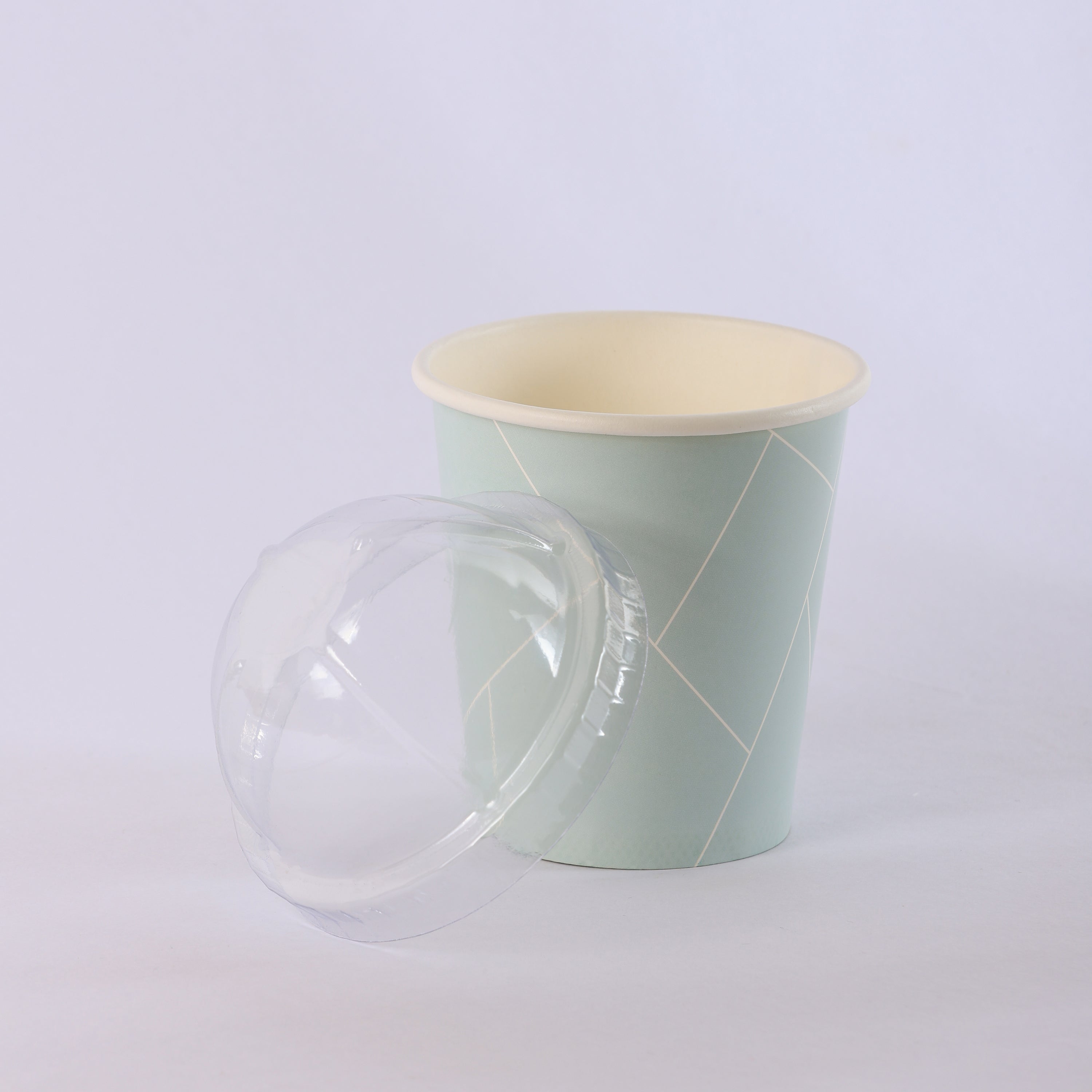 Paper Cup ( Single Wall ) - 250 ml - Blue