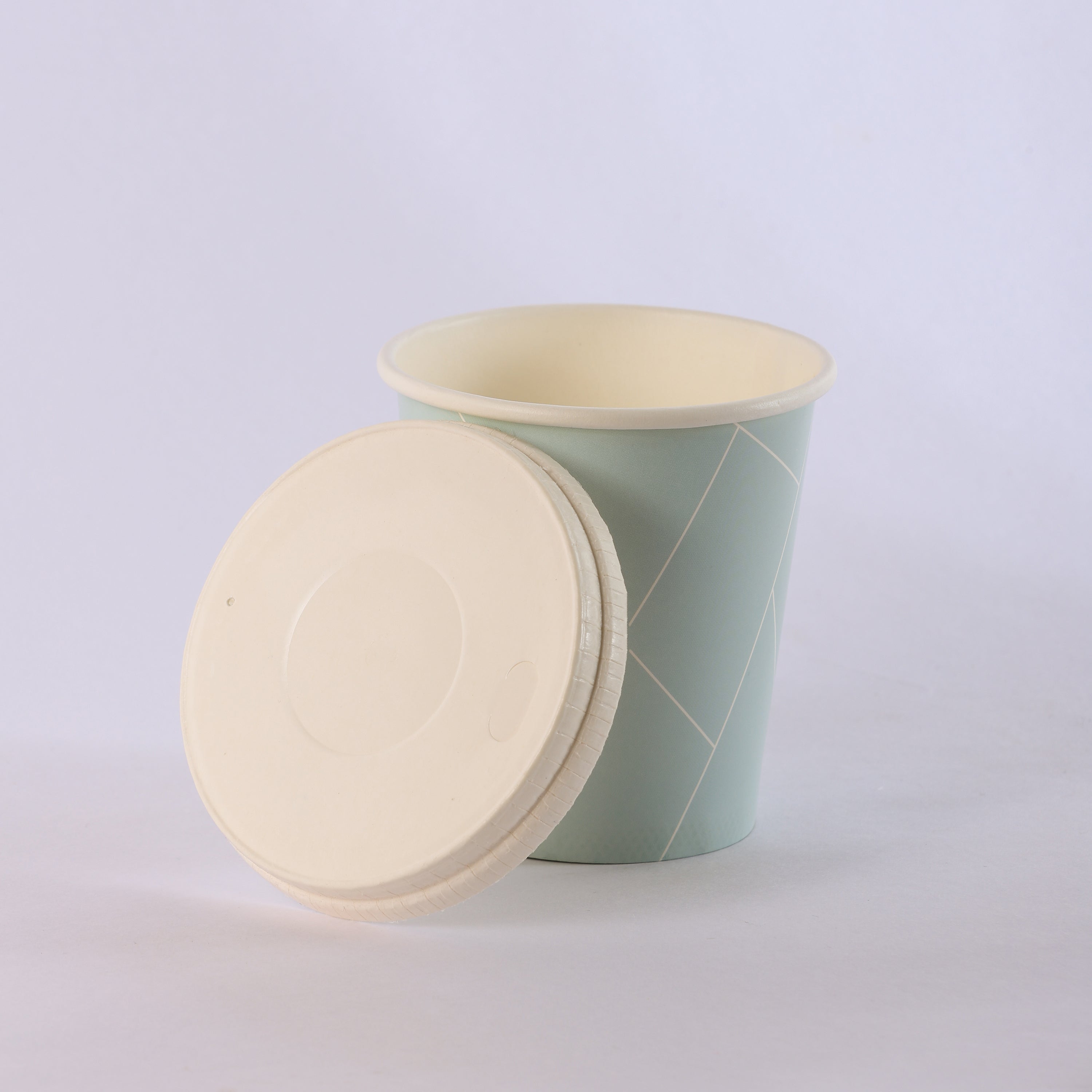 Paper Cup ( Single Wall ) - 250 ml - Blue