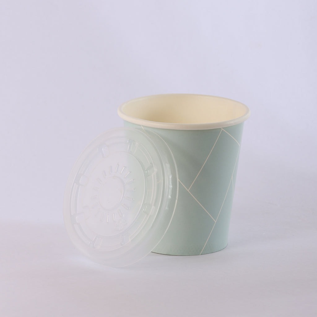 Paper Cup ( Single Wall ) - 250 ml - Blue