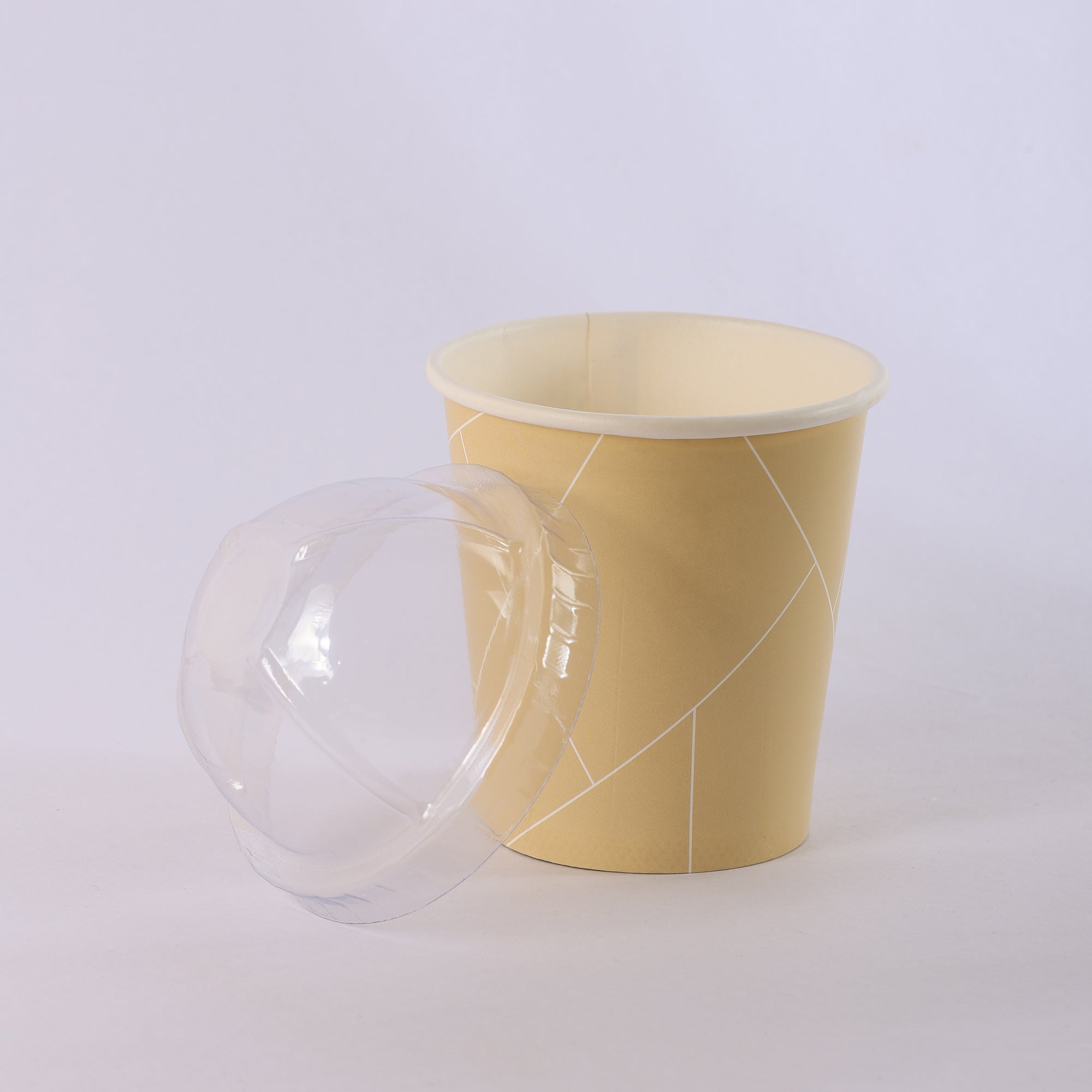Paper Cup ( Single Wall ) - 250 ml - Brown