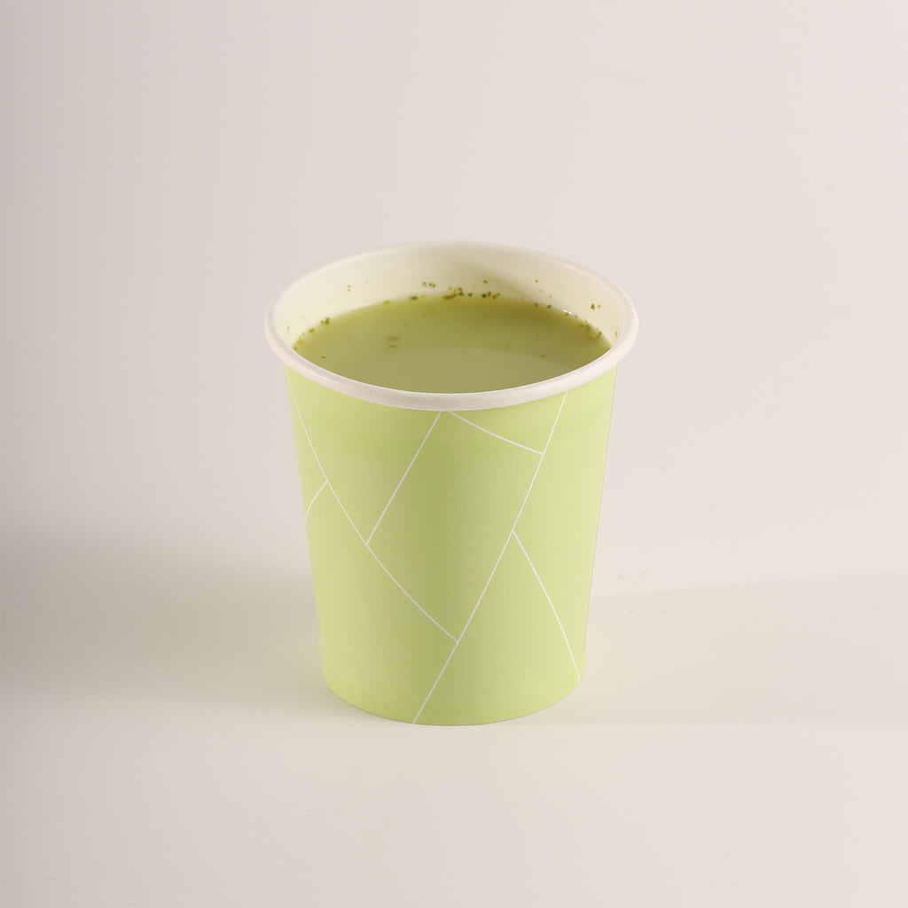 Paper Cup ( Single Wall ) - 250 ml - Green