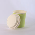 Paper Cup ( Single Wall ) - 250 ml - Green