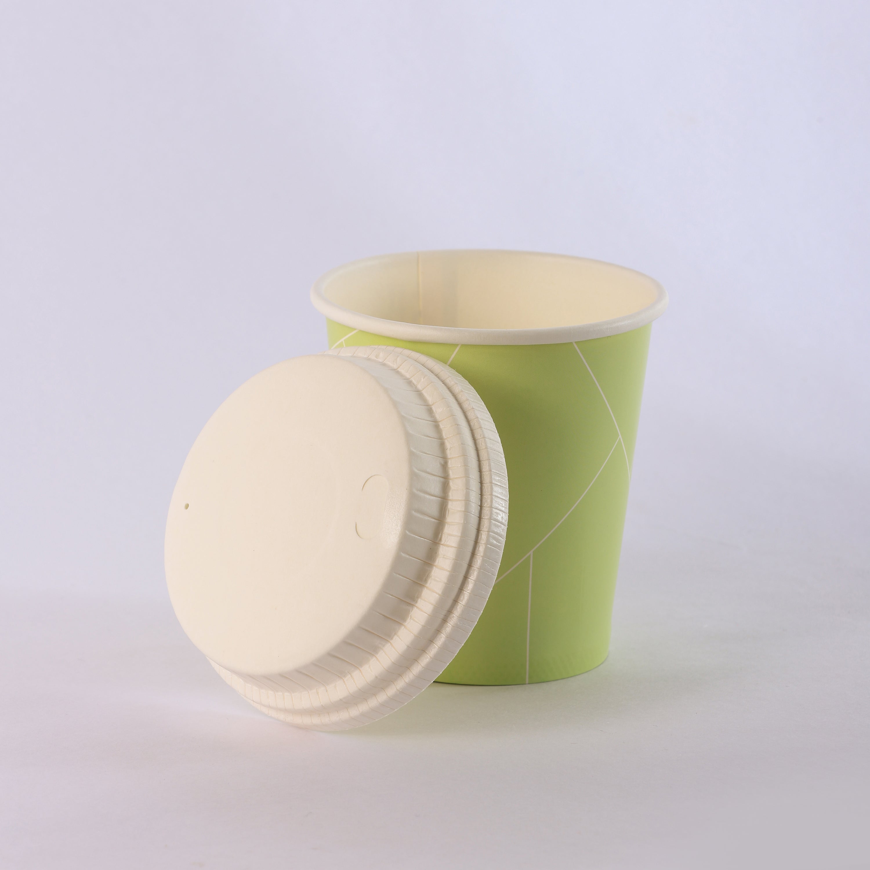 Paper Cup ( Single Wall ) - 250 ml - Green