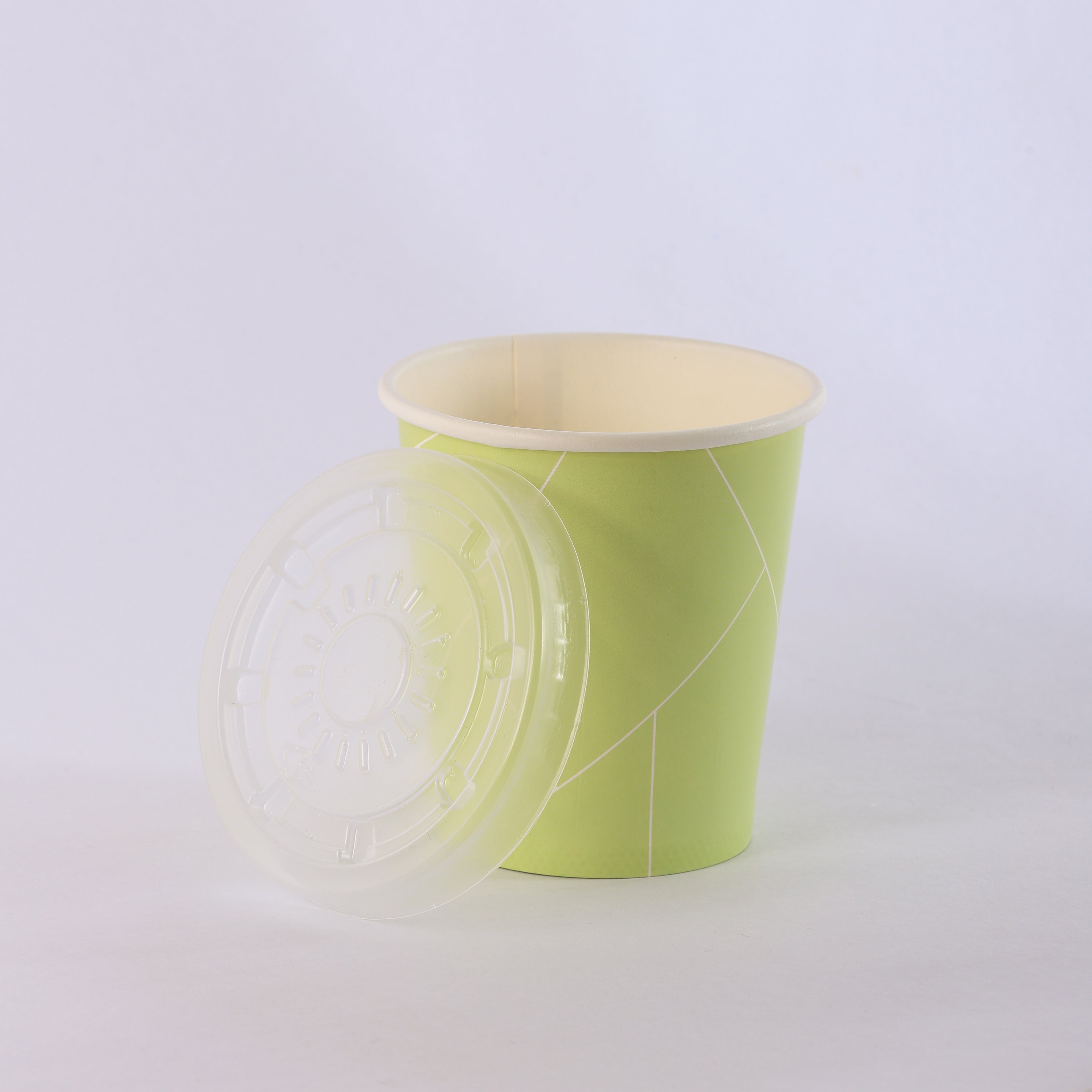 Paper Cup ( Single Wall ) - 250 ml - Green