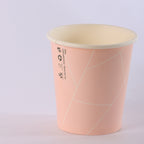 Paper Cup ( Single Wall ) - 250 ml - Pink