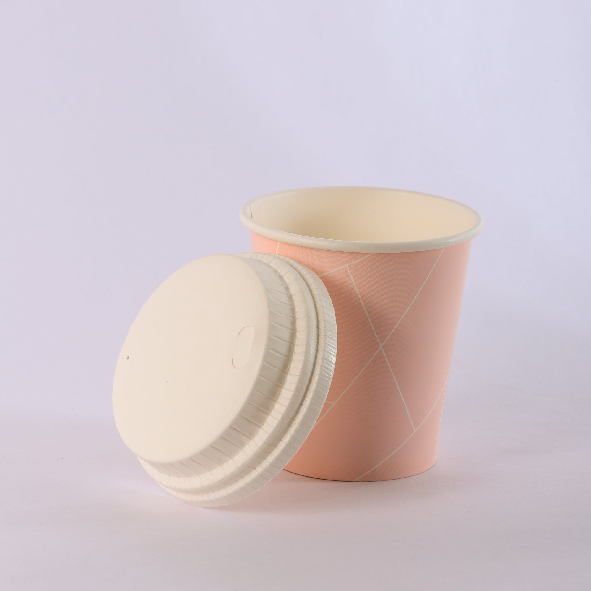 Paper Cup ( Single Wall ) - 250 ml - Pink