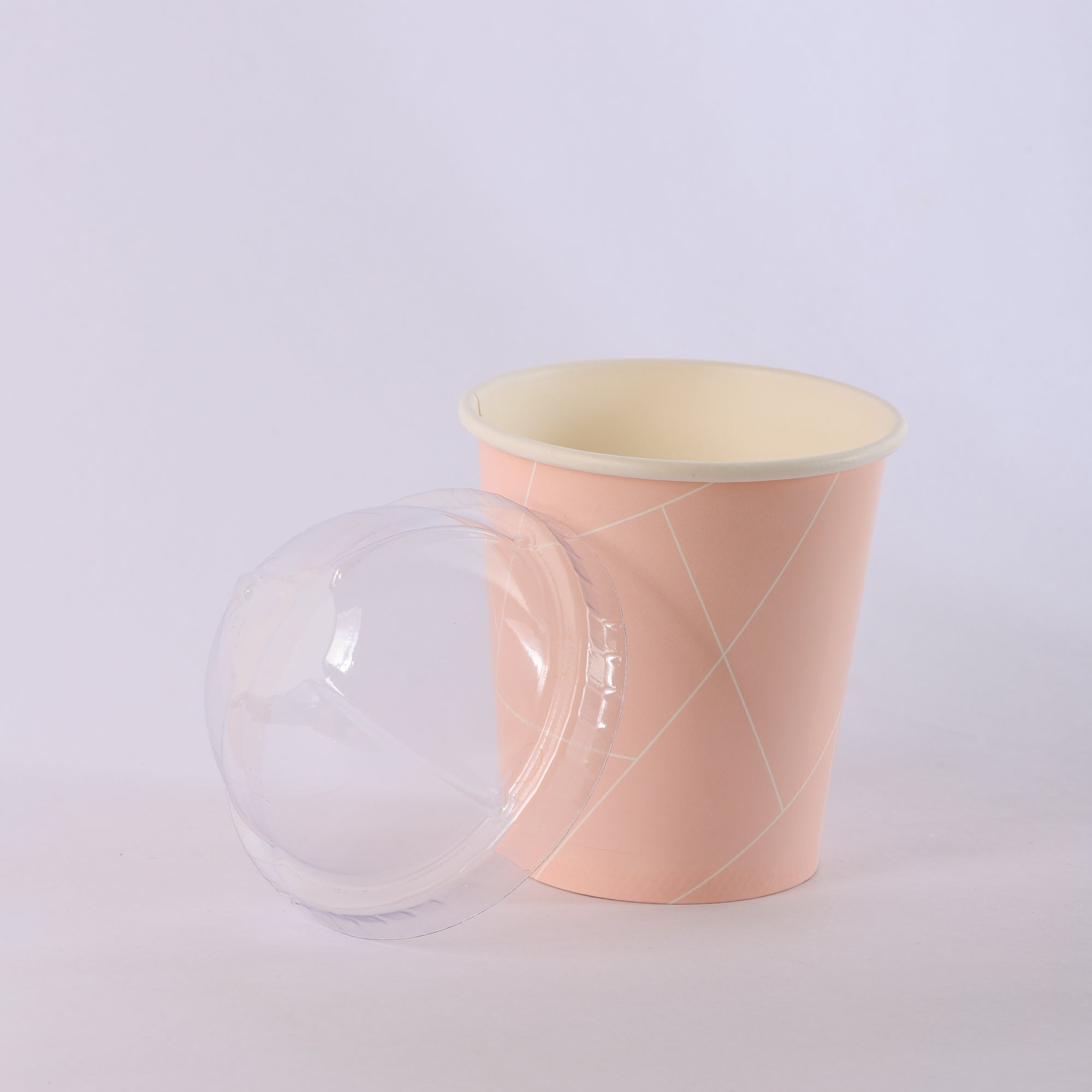 Paper Cup ( Single Wall ) - 250 ml - Pink