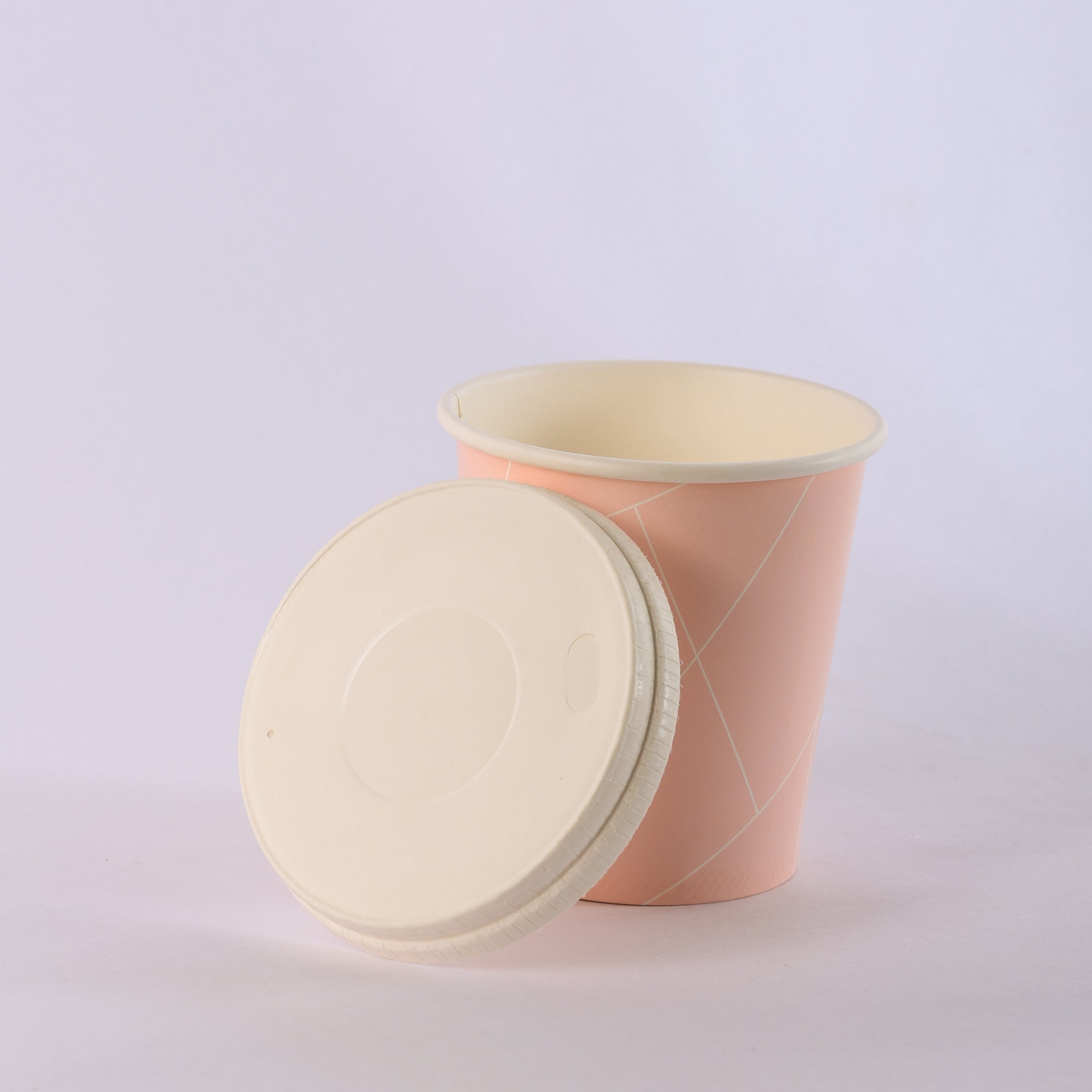 Paper Cup ( Single Wall ) - 250 ml - Pink
