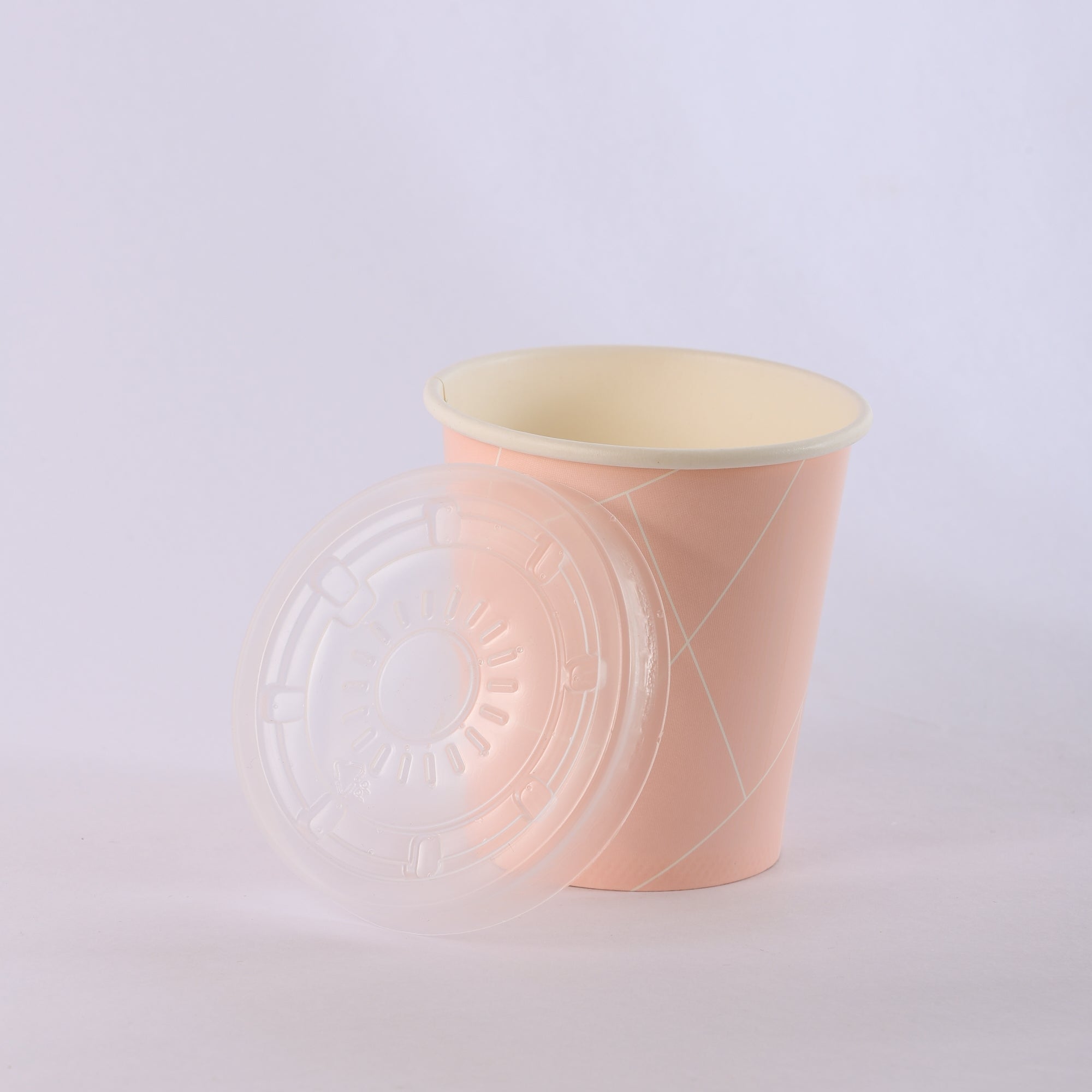 Paper Cup ( Single Wall ) - 250 ml - Pink