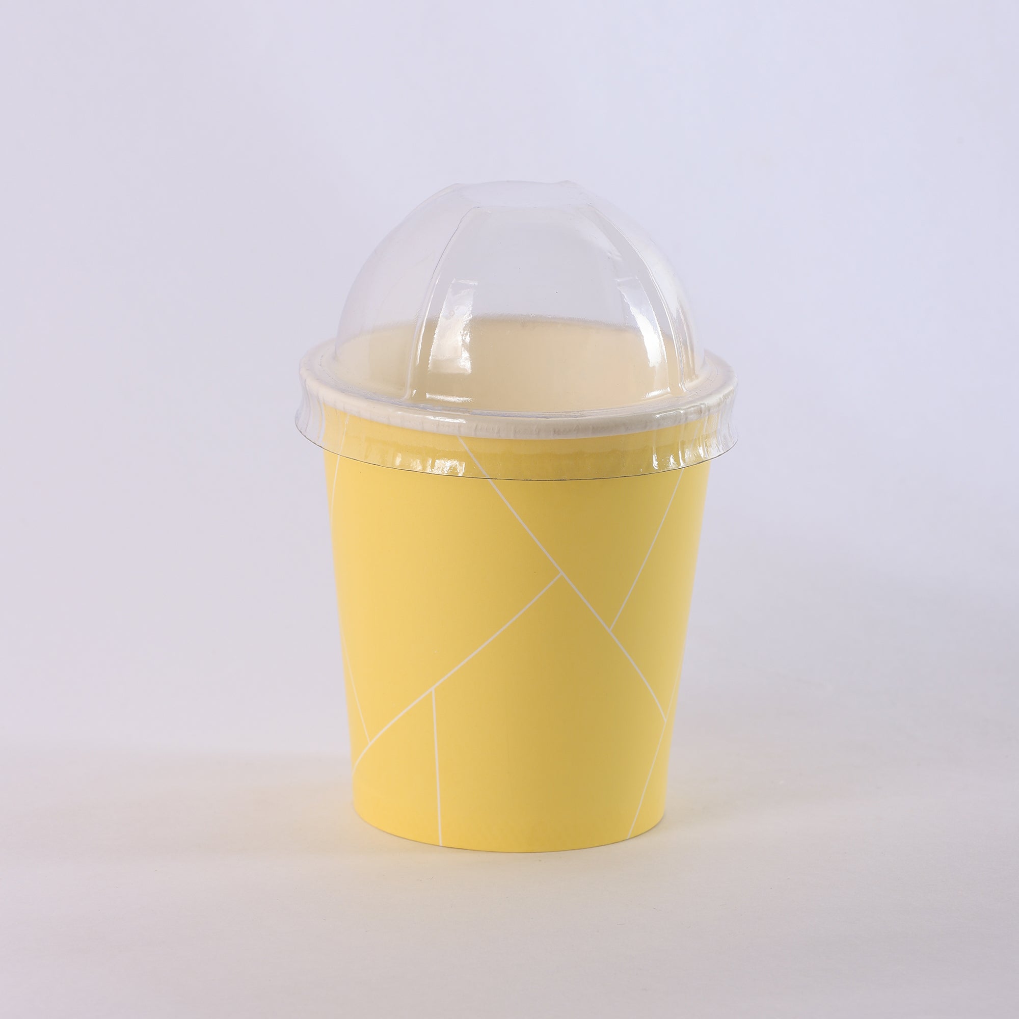 Paper Cup ( Single Wall ) - 250 ml - Yellow