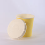 Paper Cup ( Single Wall ) - 250 ml - Yellow