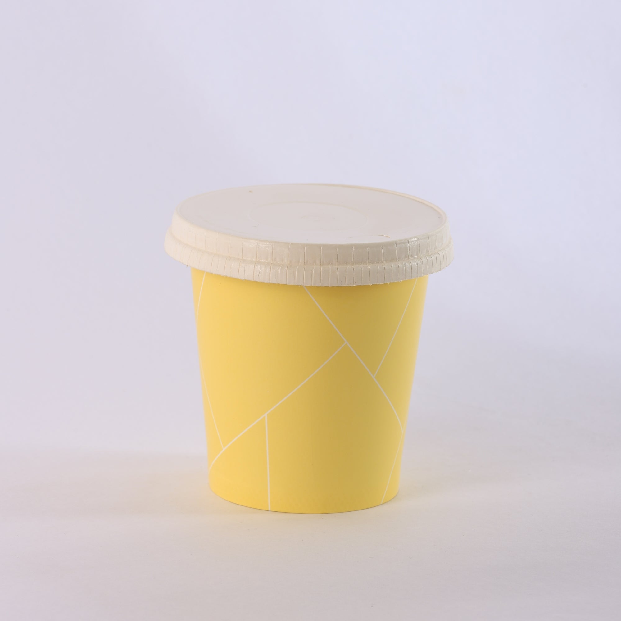 Paper Cup ( Single Wall ) - 250 ml - Yellow