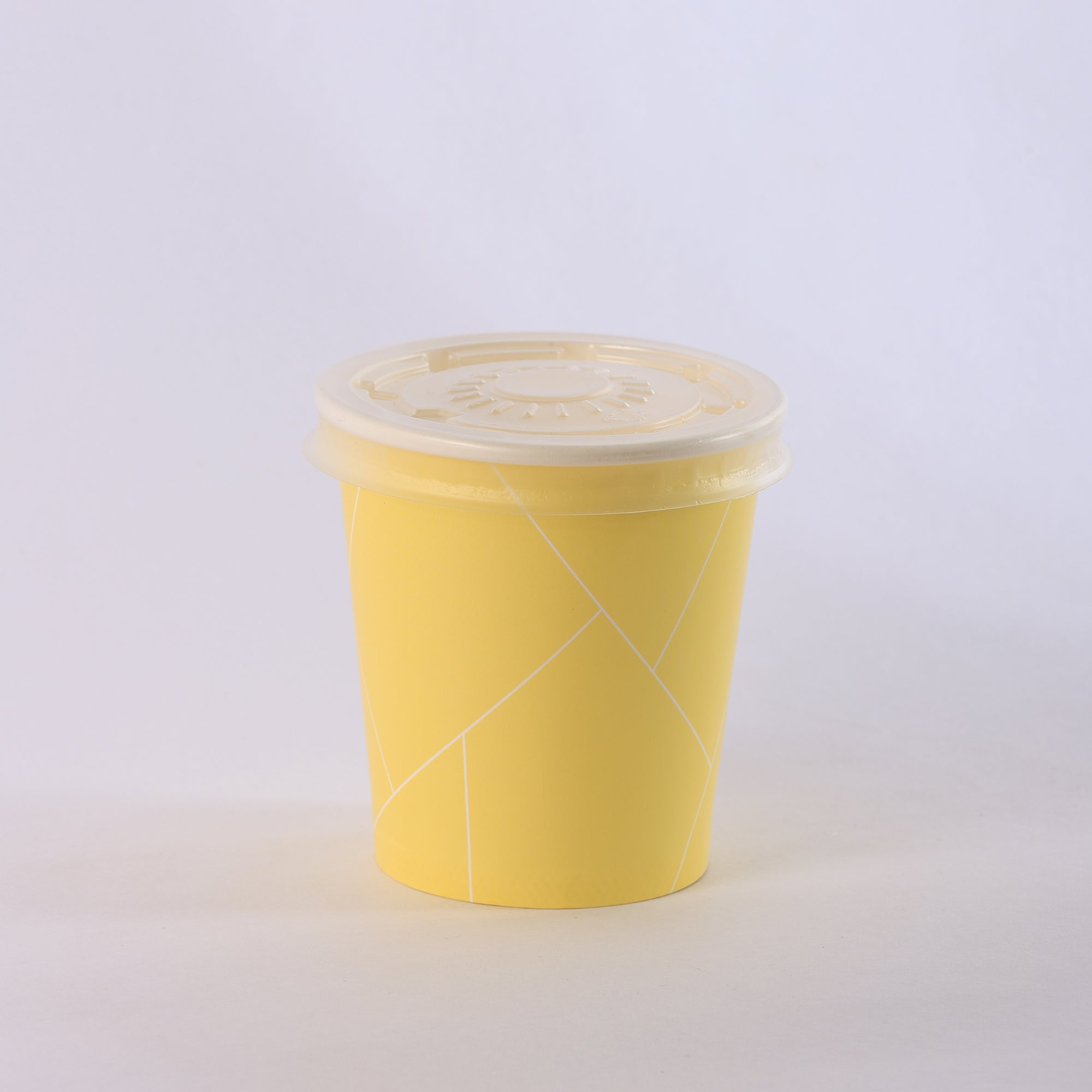 Paper Cup ( Single Wall ) - 250 ml - Yellow
