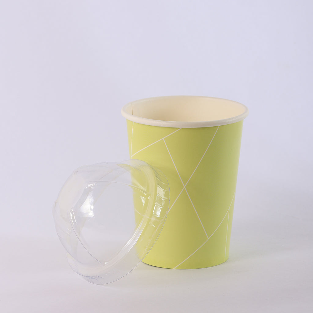 Paper Cup ( Single Wall ) - 300 ml - Green