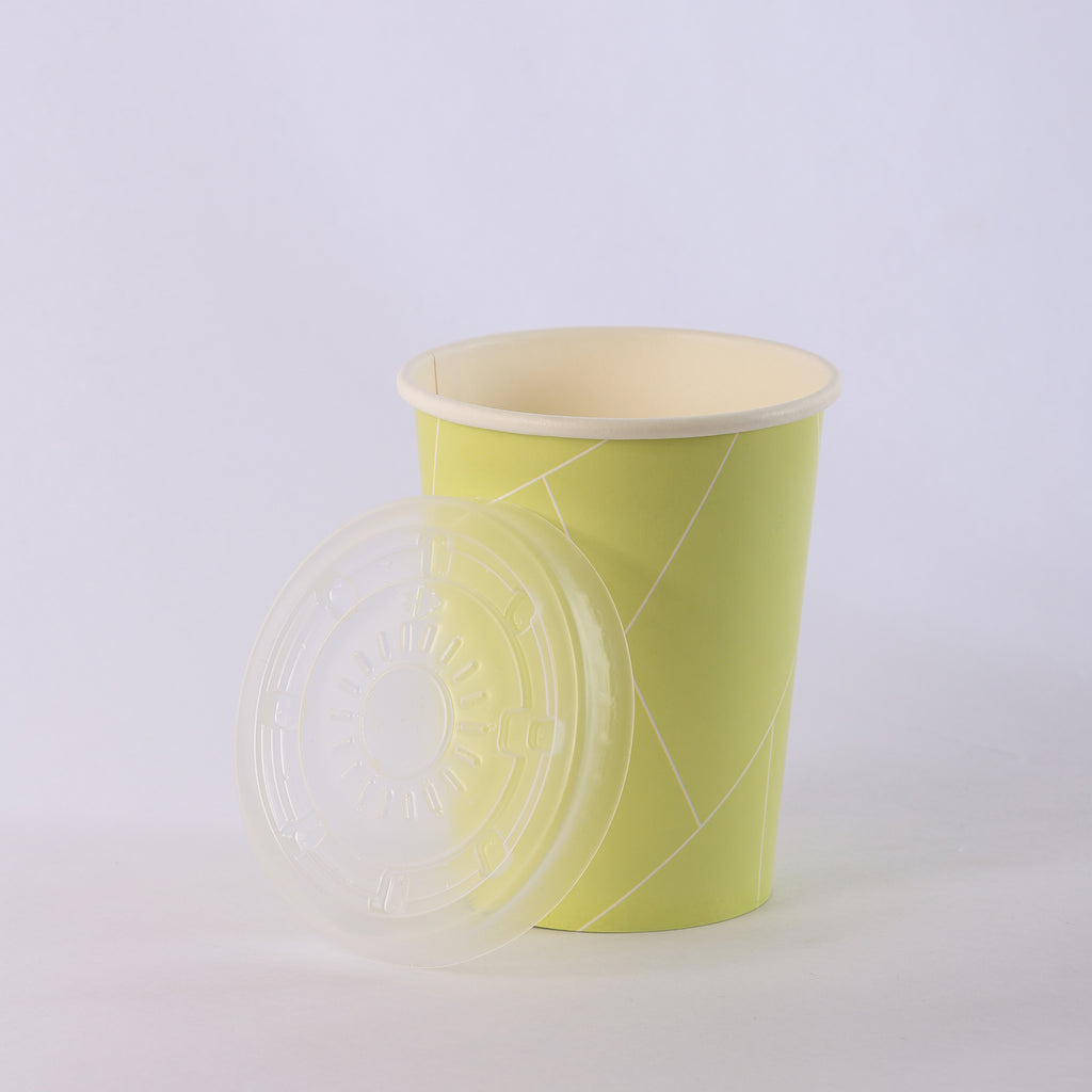 Paper Cup ( Single Wall ) - 300 ml - Green