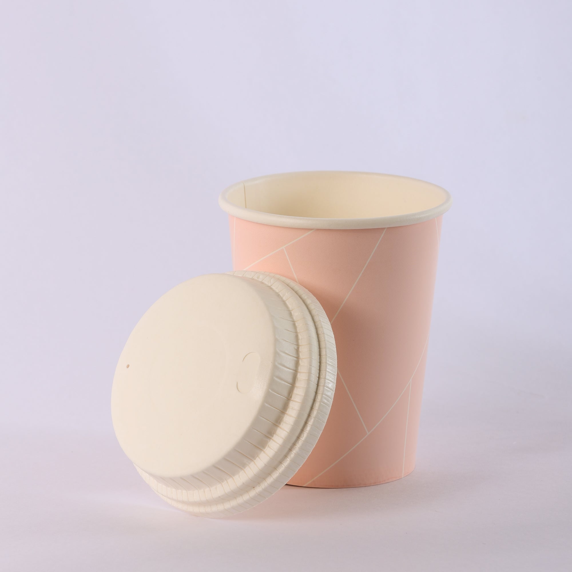 Paper Cup ( Single Wall ) - 300 ml - Pink