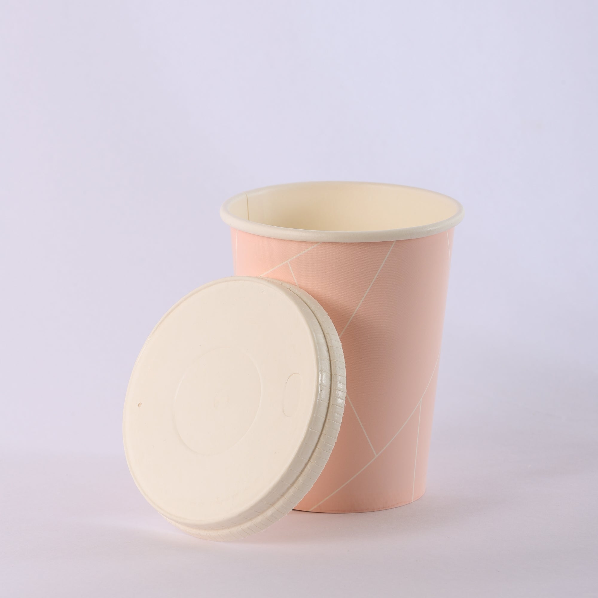 Paper Cup ( Single Wall ) - 300 ml - Pink