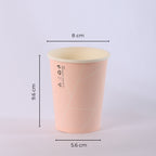 Paper Cup ( Single Wall ) - 300 ml - Pink