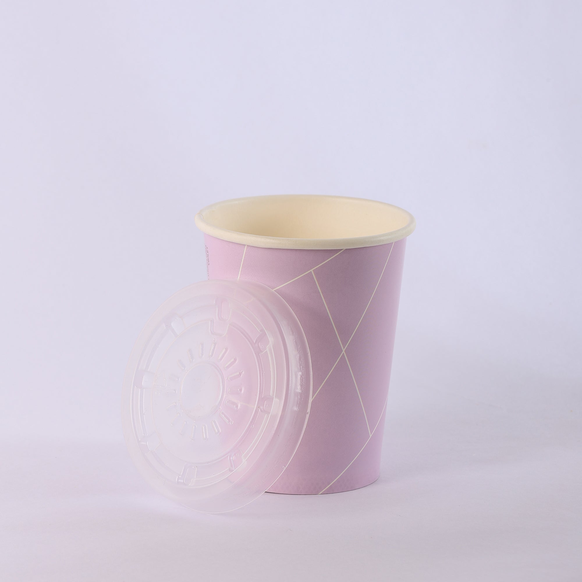 Paper Cup ( Single Wall ) - 300 ml - Violet
