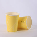 Paper Cup ( Single Wall ) - 300 ml - Yellow