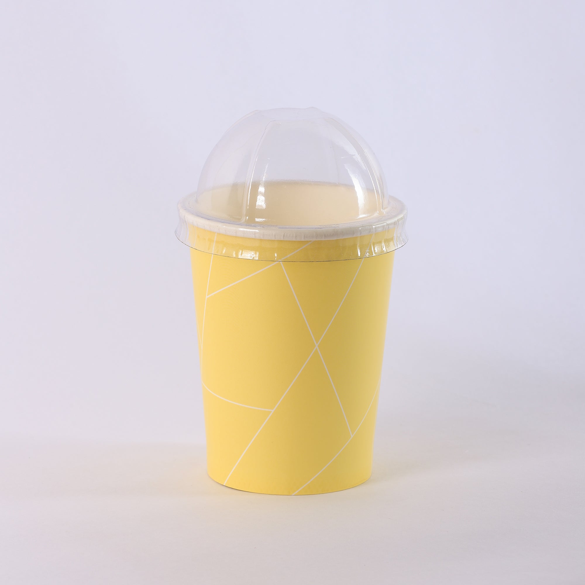 Paper Cup ( Single Wall ) - 300 ml - Yellow