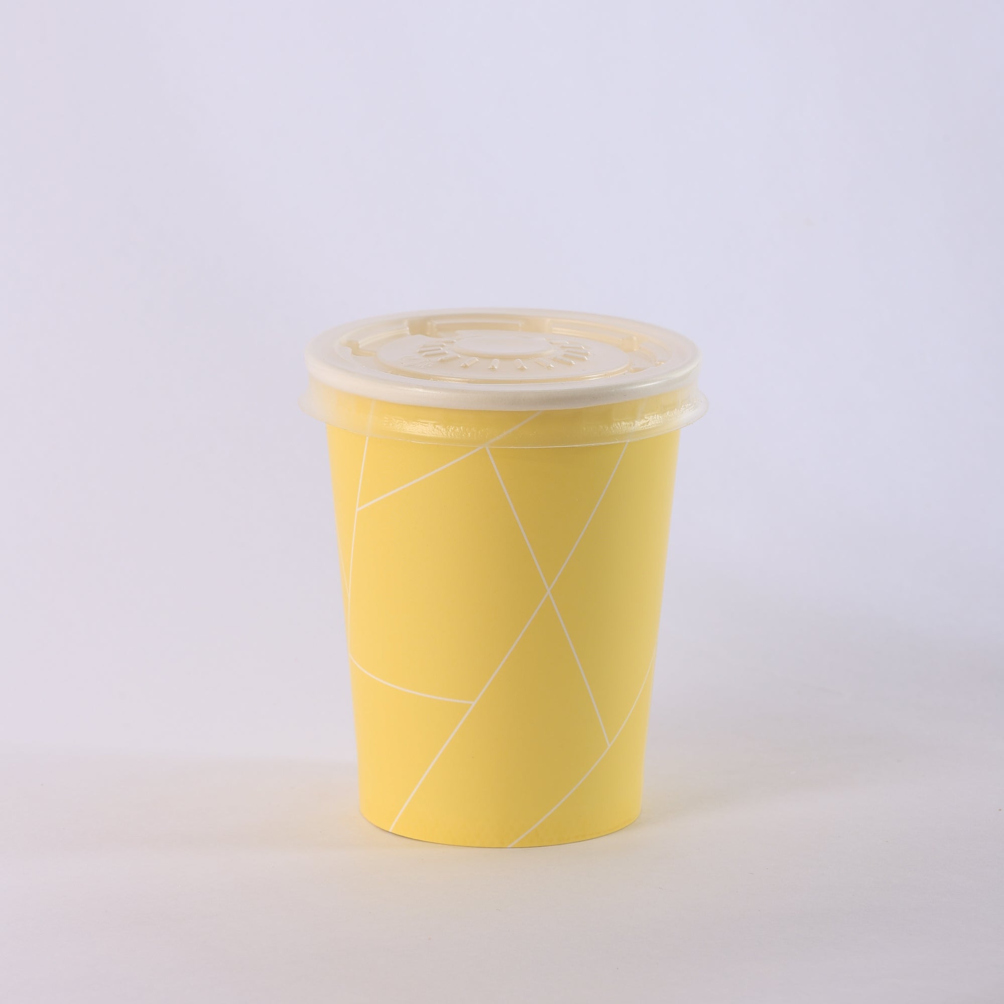 Paper Cup ( Single Wall ) - 300 ml - Yellow