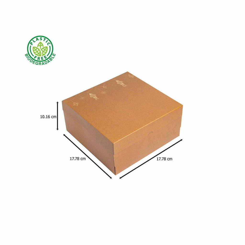 Cake Box for 0.5Kg - 7 x 7 x 4 In