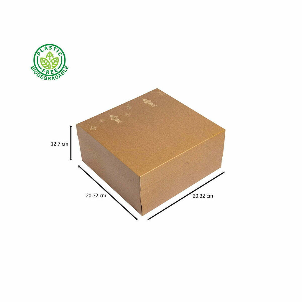 Cake Box for 1Kg - 8 x 8 x 5 In