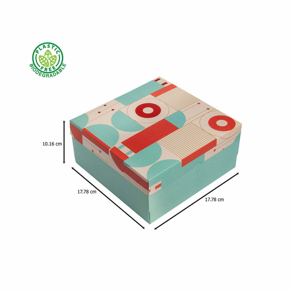 Cake Box for 0.5Kg - 7 x 7 x 4 In