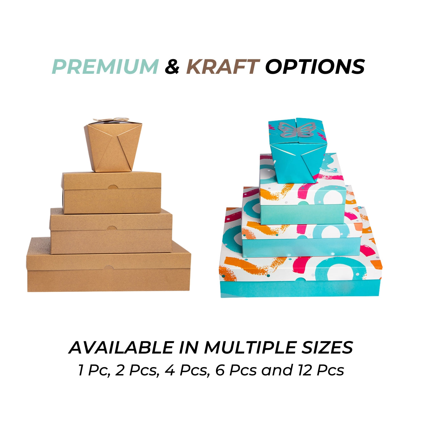 2 Pieces of Cupcakes &amp; Muffins Box