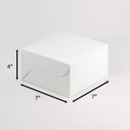 Customized Cake Box 0.5Kg- 7 x 7 x 4 In