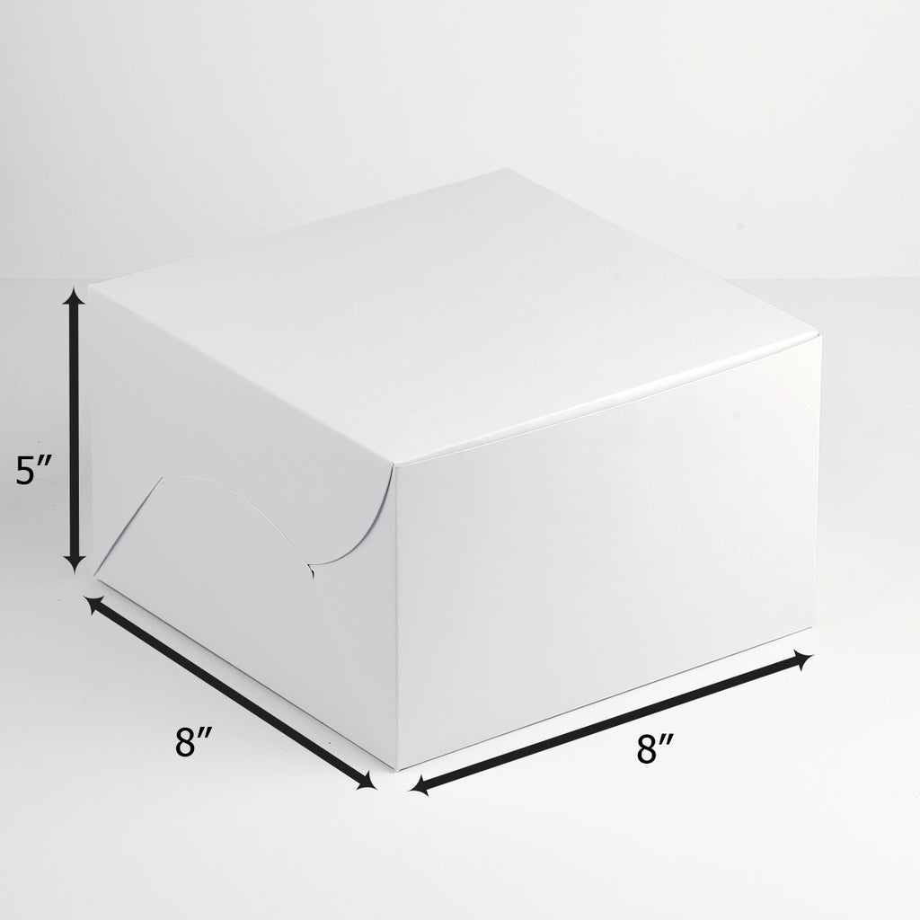 Custom Print Cake Box 1Kg - 8 x 8 x 5 In