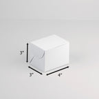 Custom Print 1 Pc Cake Box – 4 x 3 x 3 In