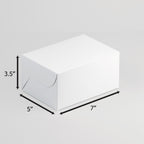 Custom Print 2 Pc Cake Box – 7 x 5 x 3.5 In