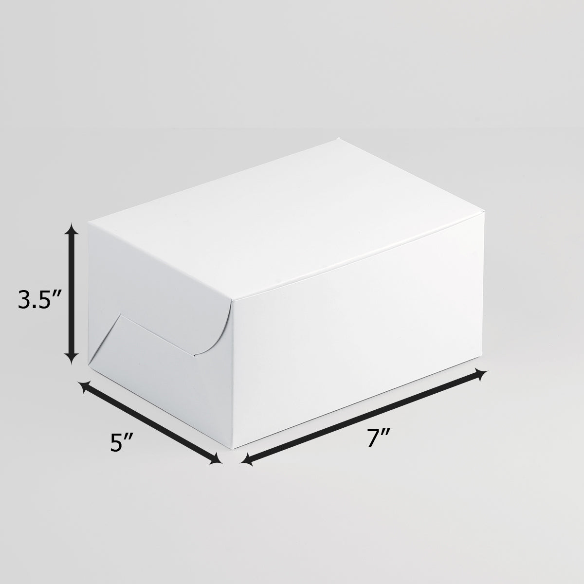 Custom Print 2 Pc Cake Box – 7 x 5 x 3.5 In
