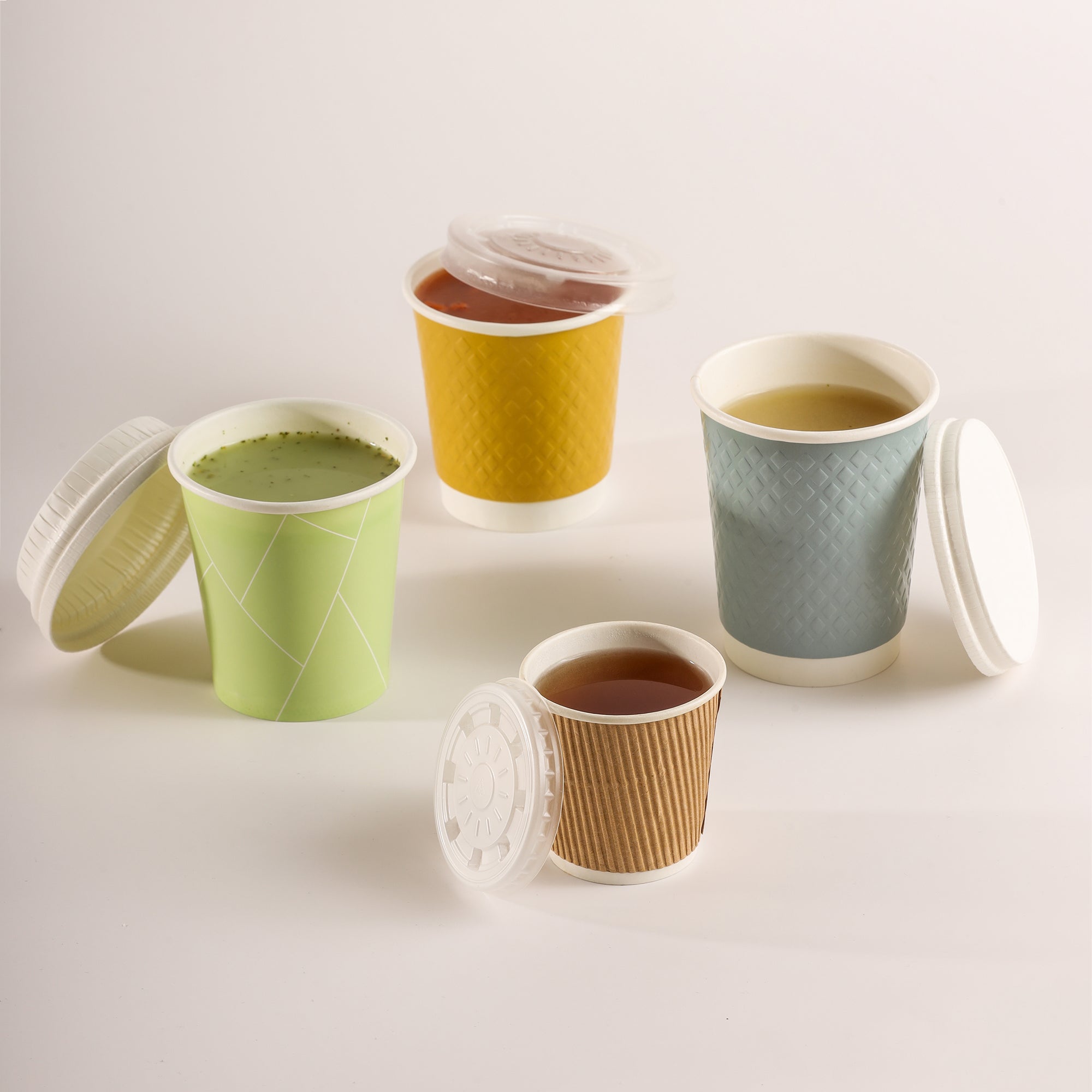 Paper Cup ( Double Wall ) - 300 ml - Blue