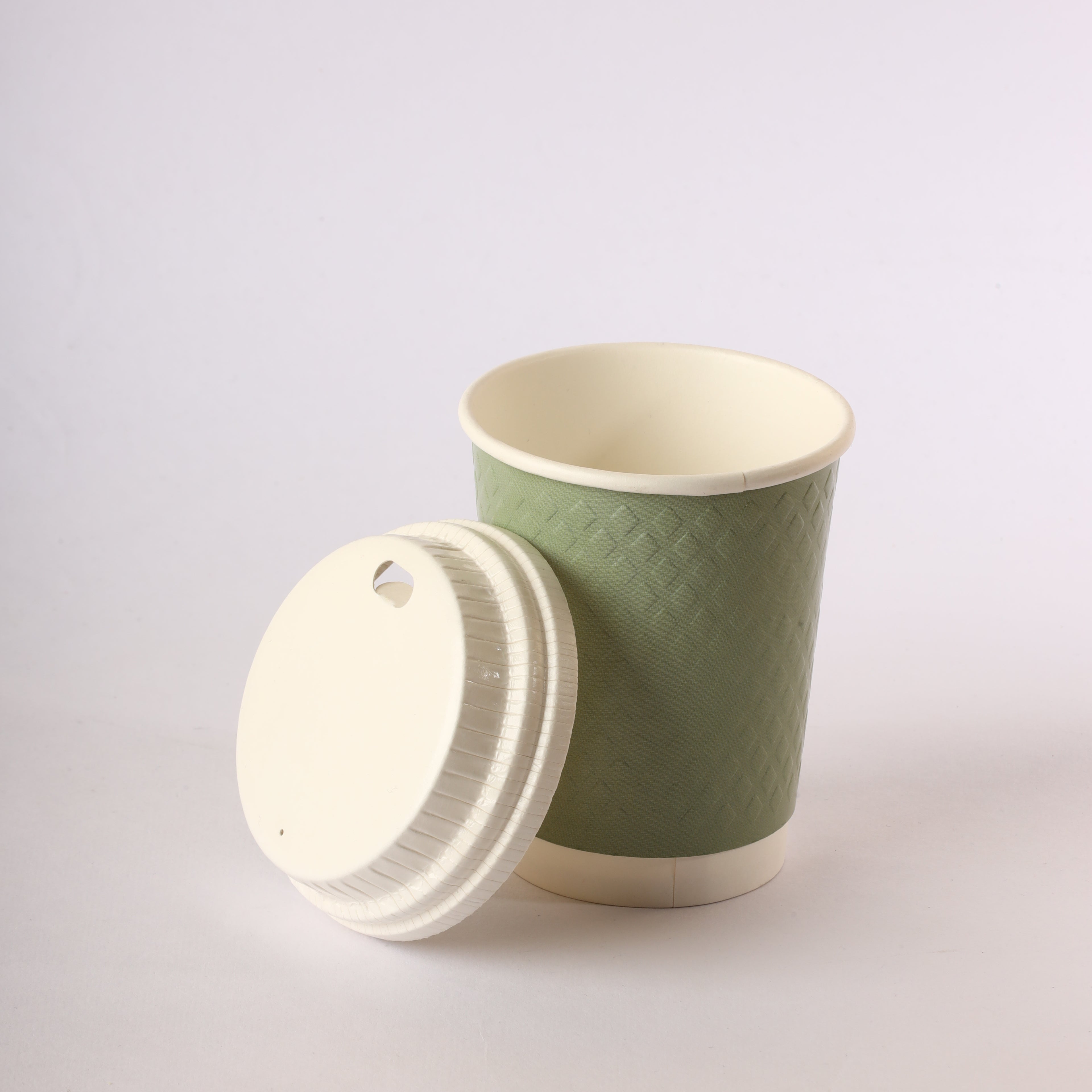Paper Cup ( Double Wall ) - 250 ml - Green